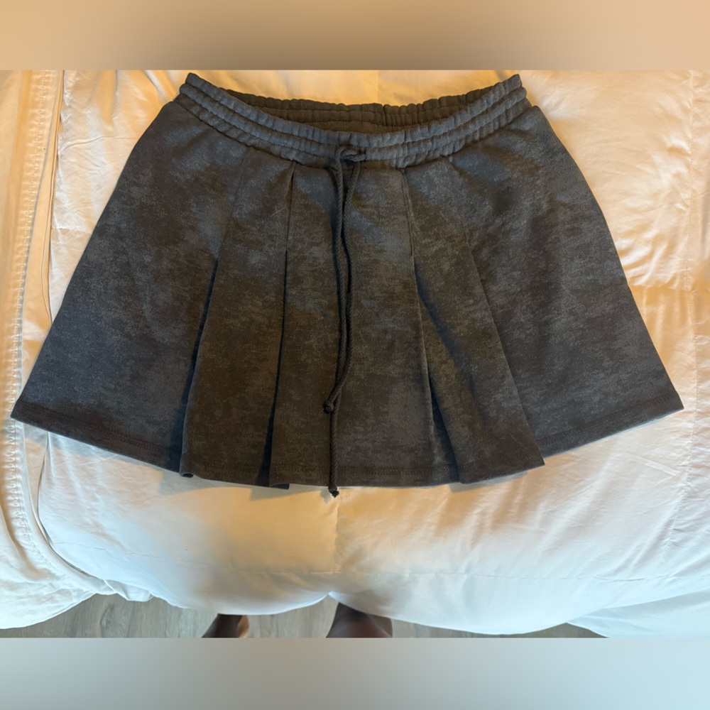 Anthropologie Daily Practice Pulled on Washed Mini Skirt - Picture 3 of 5
